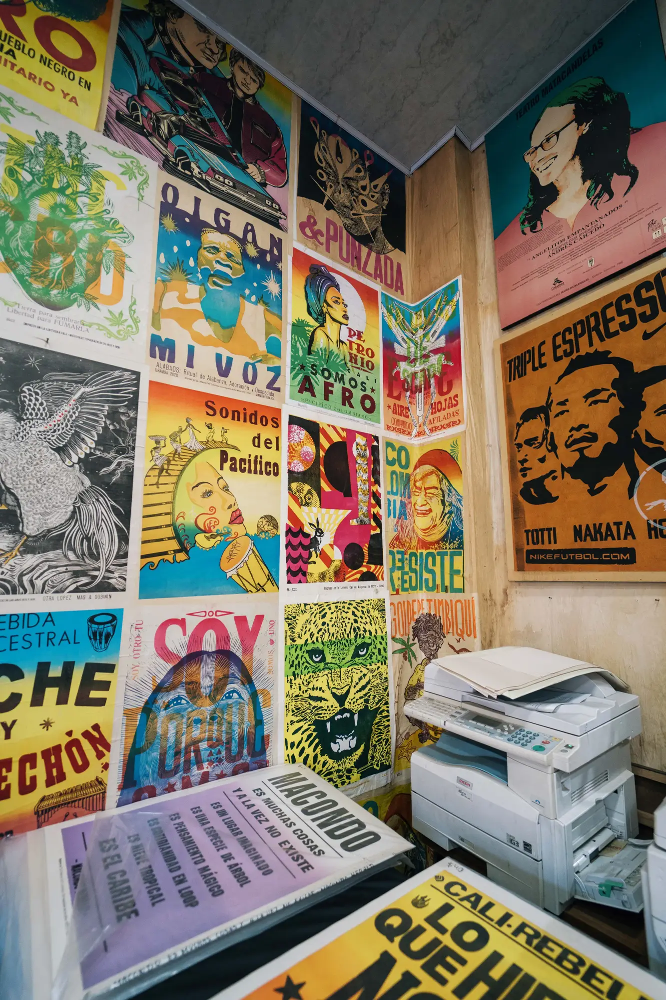 La Linterna print shop in Cali.