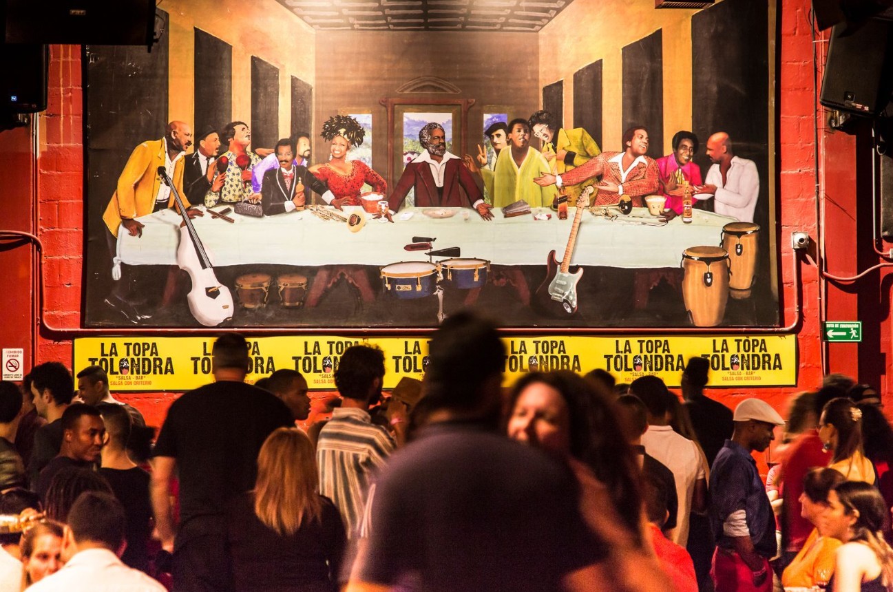 La Topa Tolondra salsa club in Cali.