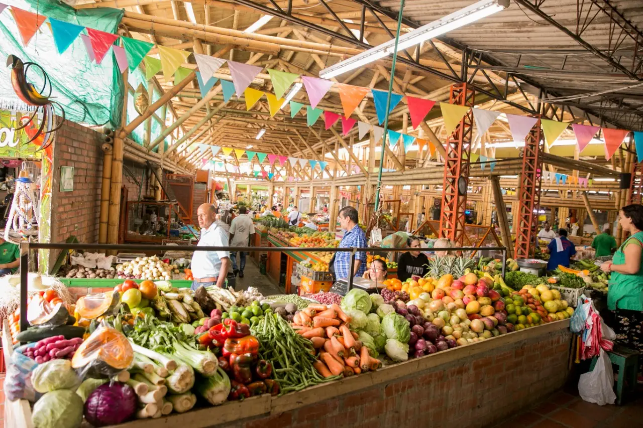 Market food and daytime culture in Cali.